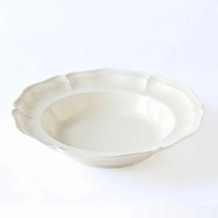 【波佐見焼】ombre de fleur ボウルL ミルキーホワイト 2枚セット 食器 皿【翔芳窯】[FE400]