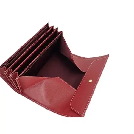 【濱野皮革工藝の長財布】グレース ロングウォレット ギャルソンタイプ(アンティークレッド)_装飾品・工芸品 財布 服飾小物 _【1065409】