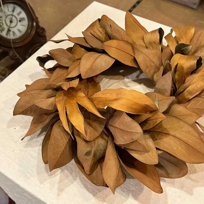 リース wreath - brown - 大きめサイズ / ドライフラワー スワッグ リース フラワー 花 スワッグ インテリア / 南島原市 / Atelier.Sh.[SFQ002]