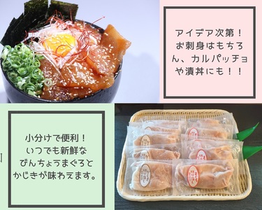 まぐろ＆かじきの切落し生食用10Pセット (a10-1139)
