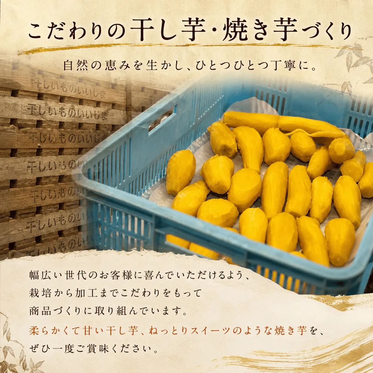 箱入り 干し芋 バラ詰め 1.8kg 干し芋