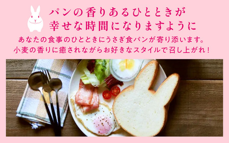 【村上ベーカリー】うさぎ食パン プレーン味 6斤◇ ｜ パン うさぎパン 耳パン うさぎのみみ うさぎ 高級食パン 高級 おやつ お菓子 朝食 トースト プレゼント 産直 うさぎ食パン プレーン味 箱付き 広島県 竹原市　※北海道、沖縄、離島への配送不可