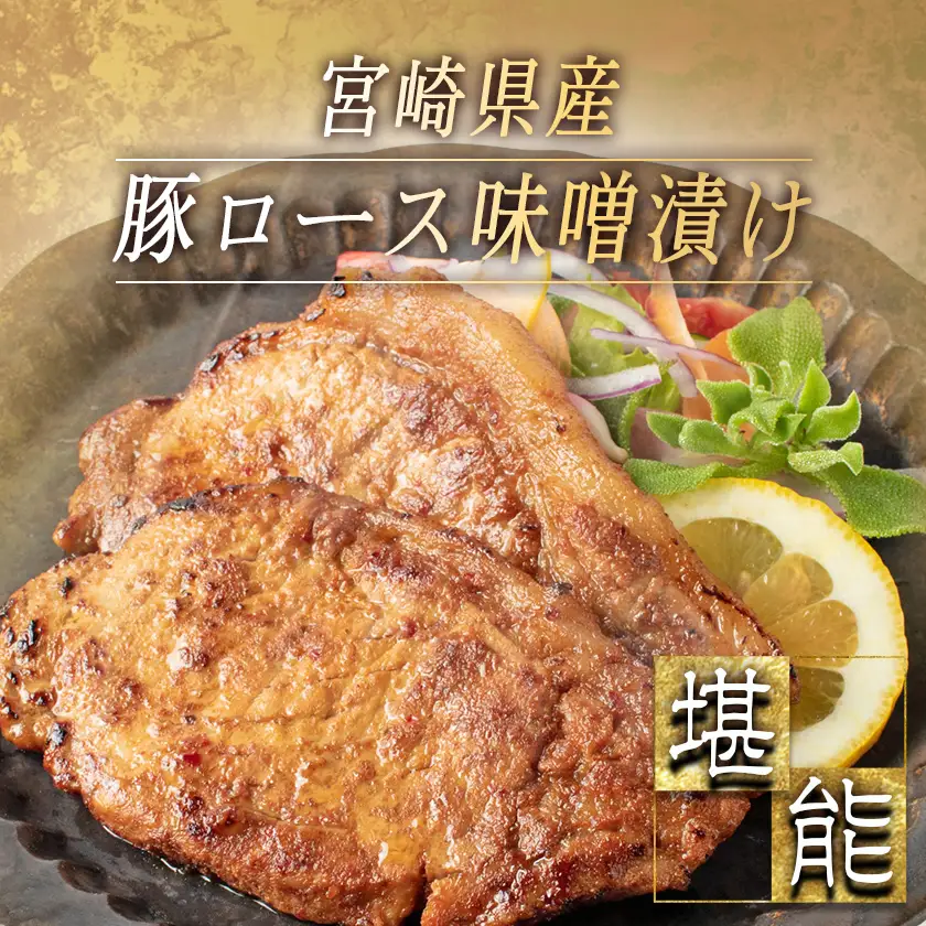 宮崎牛ハンバーグ・豚ロース味噌漬けAセット〔AA-2503〕_(都城市) 宮崎県産 牛肉 豚肉 宮崎牛ハンバーグ 130g×3個 宮崎県産豚ロース味噌漬け 100g×6枚 真空パック 国産黒毛和牛ハンバーグ おかず