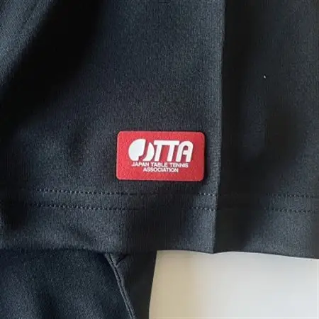 JTTA公認　卓球ユニフォーム【男女兼用(ドライ):XXLサイズ】イーグル　ブラック_装飾品・工芸品  洋服 _【1578689】