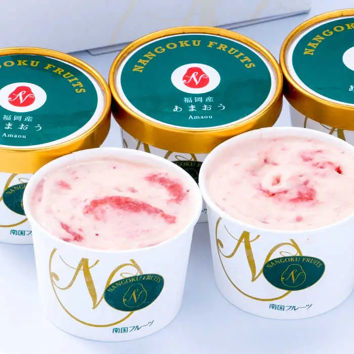 【全6回定期便】福岡産 あまおう ジェラート 100ml×6個 桂川町/南国フルーツ株式会社 [ADBW046] あまおう ジェラート あまおういちごアイス