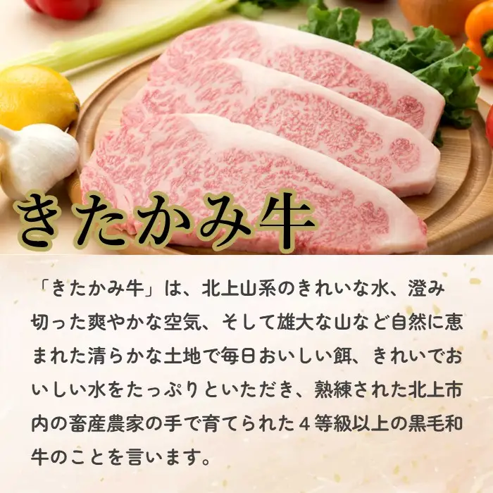 きたかみ牛　サーロインステーキ　300g×2枚　西部開発農産 岩手県 北上市 I0116 きたかみ牛 黒毛和牛 牛肉 お肉 お歳暮 ギフト のし対応 熨斗