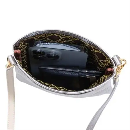 【濱野皮革工藝のショルダーバッグ】スマートフォンポシェット(ゴールド)_装飾品・工芸品 トートバッグ・ショルダーバッグ 鞄・バッグ かばん カバン_【1374950】