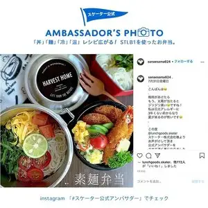 弁当箱 総容量 1050ml STLB3AG 637070 ステンレス弁当箱 15-043