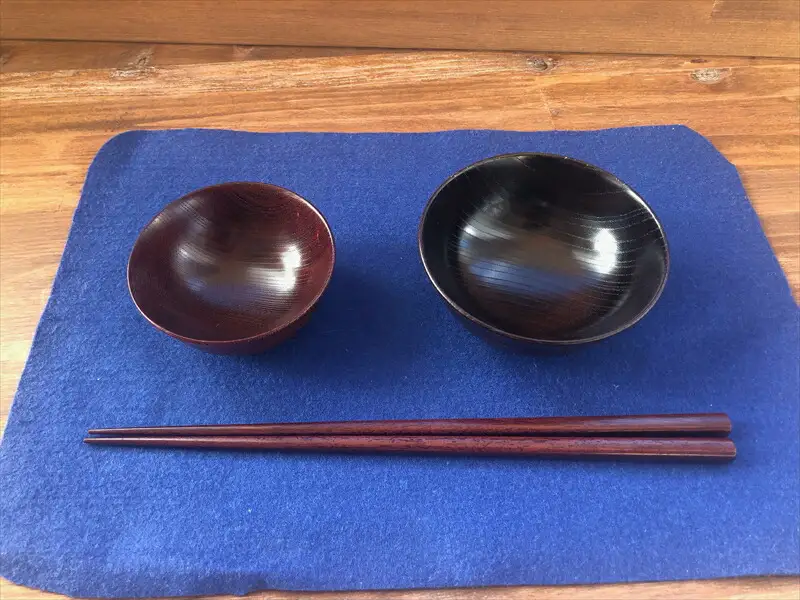 漆器　拭きうるし 小鉢(茶)【 食器 茨城県 日立市 】