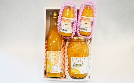 デコジュース・みかんシロップ漬け・ミカンジュース3点セット【配送不可：離島】 加工食品 瓶詰 くだもの 果物 果汁飲料 野菜飲料 みかんジュース 