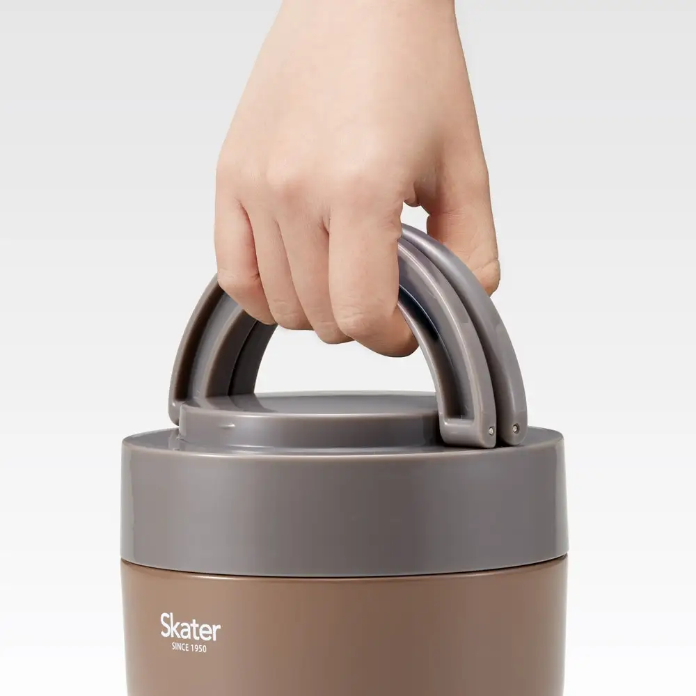 弁当箱 「折りたたみ保温ジャー」 ブラウン 800ml スケーター 弁当箱 10-097