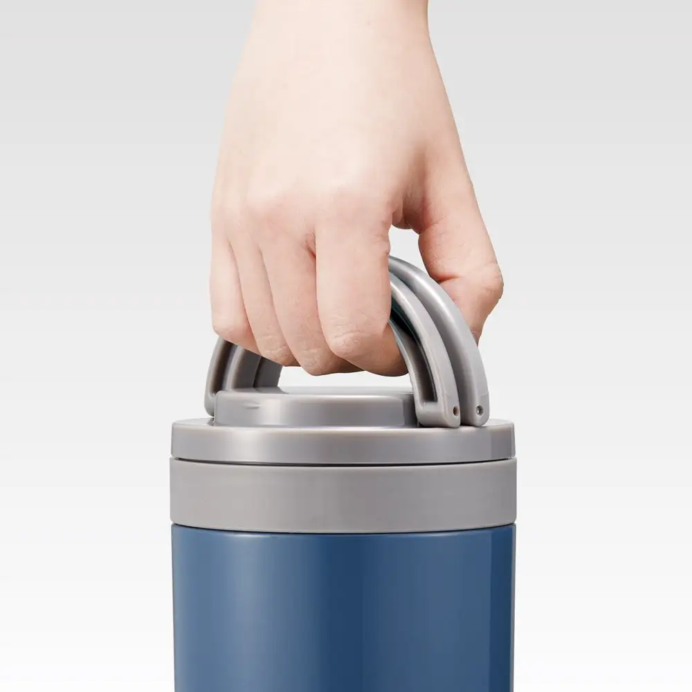 スープジャー 500ml ブルー デリカポット 9-038