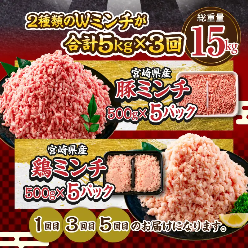 数量限定 6か月 お楽しみ 定期便 豚肉 鶏肉 ミンチ 豚 切り落とし セット 総重量30kg 6回 国産 おかず 食品 ひき肉 挽肉 万能食材 鍋 つくね ハンバーグ 豚丼 お祝 記念日 おすすめ お弁当 おつまみ 小分け 個包装 冷凍 おすそ分け 宮崎県 日南市 送料無料_MH2-24