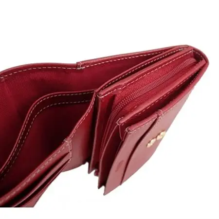 【濱野皮革工藝】グレースミディアムウォレット(アンティークレッド)_装飾品・工芸品 財布 服飾小物 _【1103244】