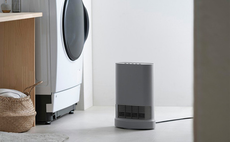 大風量セラミックファンヒーター 首ふり室温センサー付 ACH-LTSW12A-H グレー アイリスオーヤマ 速暖 コンパクト リビング 子ども部屋 おしゃれ シンプル 暖房 冬 暖房器具 セラミックヒーター ファンヒーター ヒーター