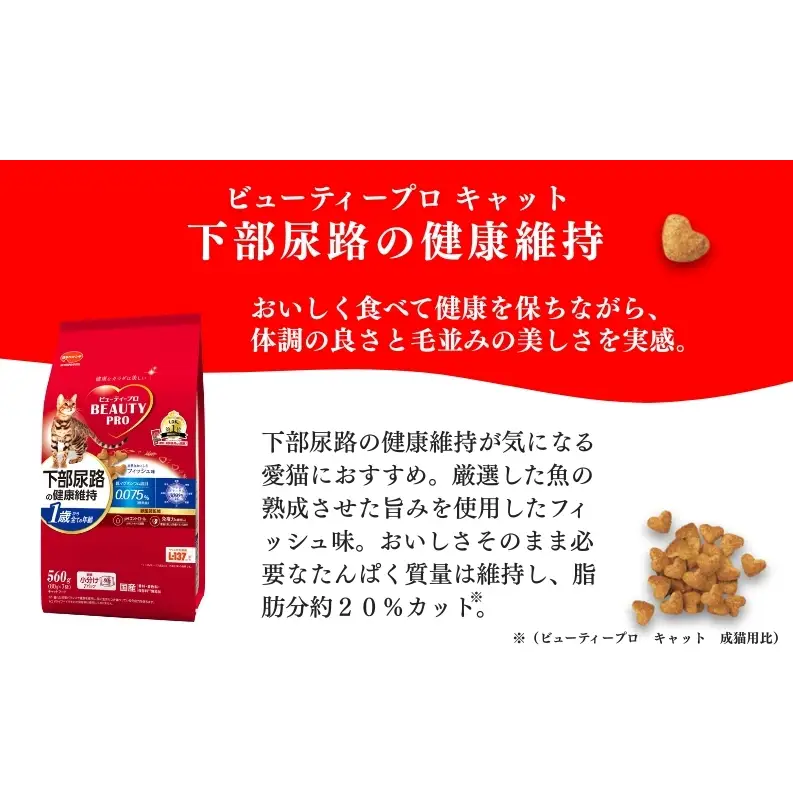 キャットフード ビューティープロ 下部尿路の健康維持 キャットフード