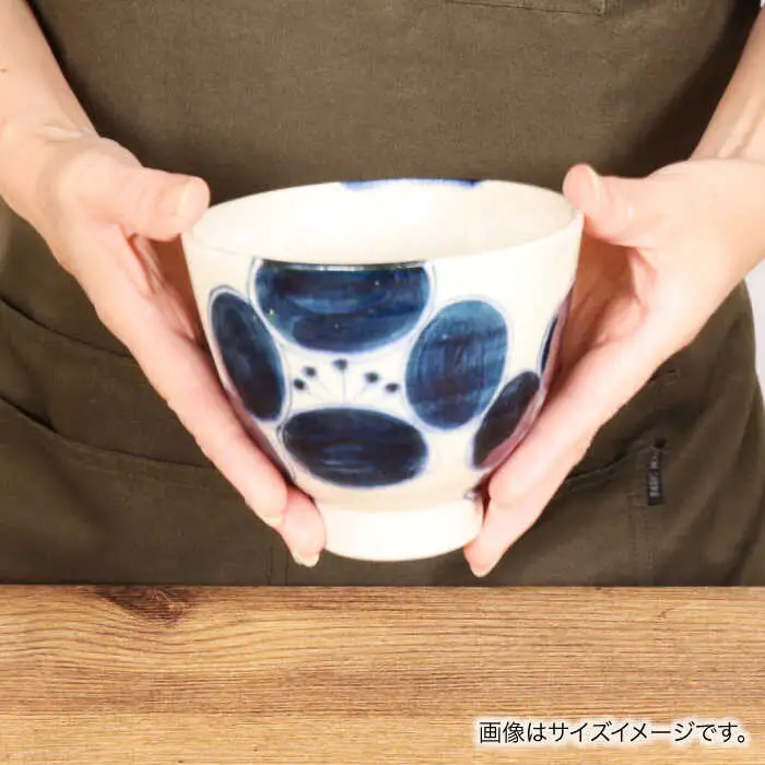 【美濃焼】安南 手描き ミニ どんぶり ペアセット タコ唐草×タコ唐草【宗山窯】花柄 丼 2点[MBI052]