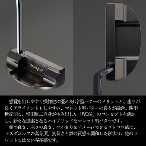 【マスダゴルフ】STUDIO-3 パター スチールシャフト ニッケルクロム仕上げ  ゴルフ ゴルフクラブ 【受注生産】