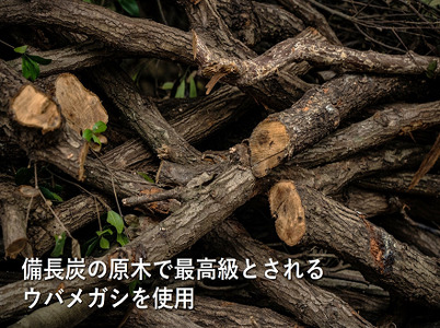 【SDGｓカメバッチ】と【森林の豊かさを守るエシカルな備長炭】樵木（こりき）備長炭1kg