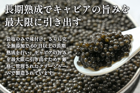 【定期便・全12回】【国際線ファーストクラス採用】宮崎キャビア1983  30g×12回（国産 キャビア 魚卵 宮崎県 宮崎 小林市 定期便）