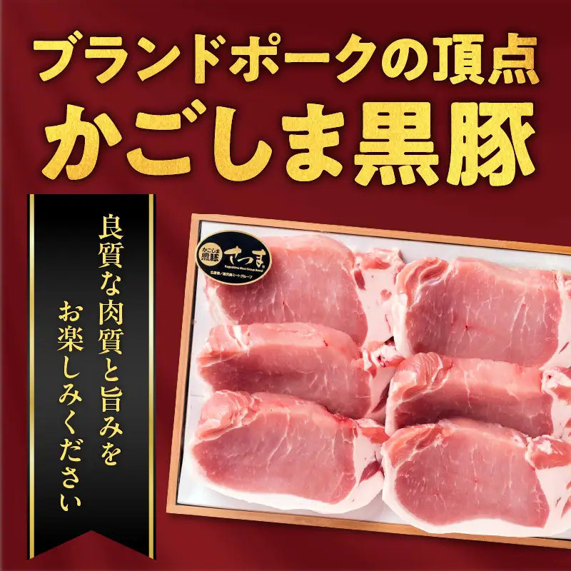 鹿児島県産黒豚 ロースカツ用 K326-010 肉 豚肉 冷凍