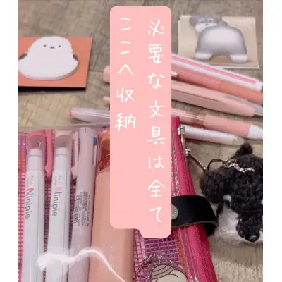 手帳 バインダー 表紙がポーチになった クリア手帳 M6ワイドサイズ ピンク