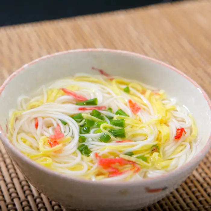 まぜ麺 ・ 手延べ 素麺 セット 2種×各4袋 / そうめん 島原 手延べ 素麺 麺 乾麺 上級品 国産小麦 島原手延そうめん 南島原市 / ふるせ[SAQ053]
