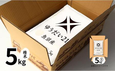 米 ゆうだい21 5kg 精米 白米 お米 希少 新潟米 十日町市