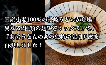 讃岐うどん 乱裁麺 国産小麦100％ 乾麺タイプ 讃岐うどん【360g×12袋】