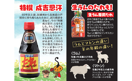 【大量 24本】 ソラチ 特撰ジンギスカンのたれ 250g 24本 たれ