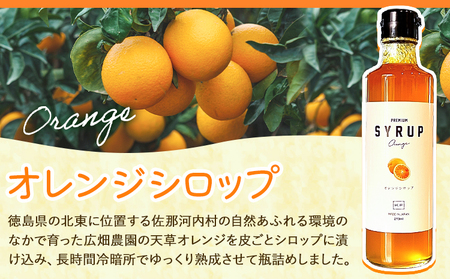 フルーツシロップ 天草オレンジ・キウイ セット 270ml×2本