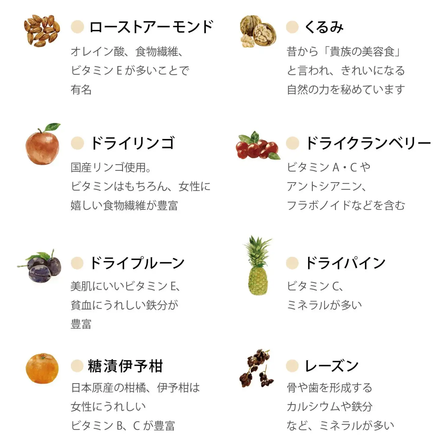 【井上誠耕園】オリーブオイルコンフィ 木の実とドライ果実 (100g×10個)