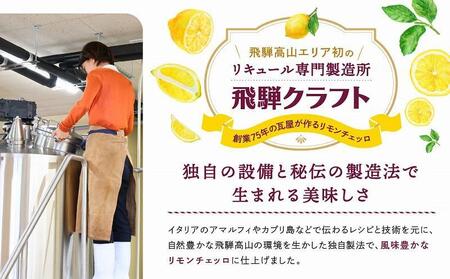飛騨クラフト リモンチェッロ 180ml×6本 | リキュール 酒 お酒 国産 レモン 飛騨高山 森瓦店 MM003VC13