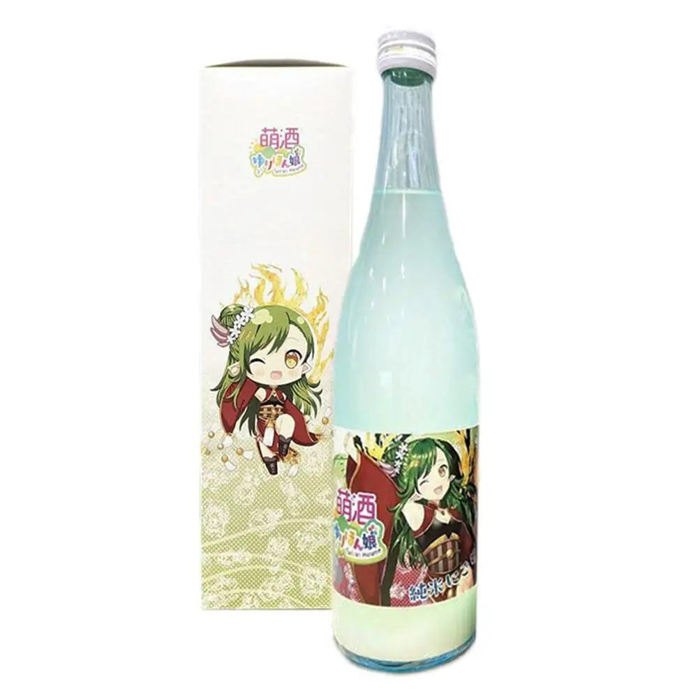萌酒～ゆりほん娘～  ヘロン・プラム・亀田 純米にごり（720ml×1本）紅鮭・チーズの燻製2種セット