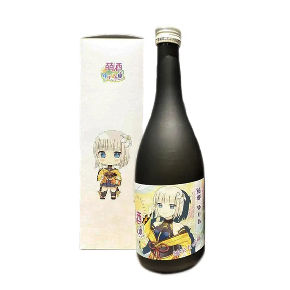 萌酒～ゆりほん娘～ 鮎郷ゆりね 純米酒（720ml×1本）チーズ・ダチョウの燻製2種セット