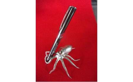 ［高岡銅器］オクトパス 錫製品 動物 卓上 雑貨 プレゼント ギフト 日本製 FAD-1458