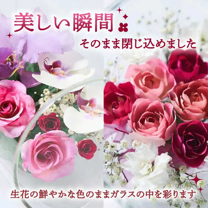 【プレート対応可】ボトルフラワー XA-I / 花 ドライフラワー[AFAW019]