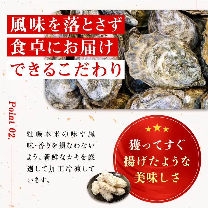 牡蠣 冷凍カキフライ40個牡蠣[XCU002]