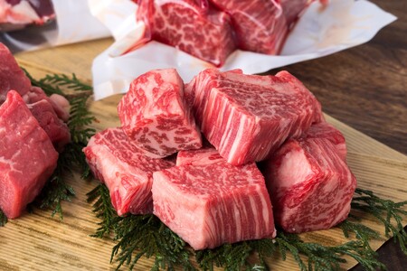 鳥取和牛 ヒレの角切りステーキ （1.2kg） 国産 牛肉 黒毛和牛