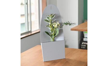 andFREL IFVフラワーベース 幅16cm x 奥行5cm x 高さ36cm 全6色 インテリア 花瓶 スノーホワイト ※離島への配送不可
