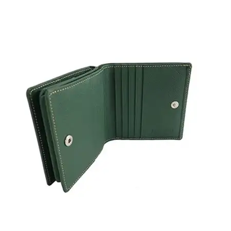 【濱野皮革工藝】本革 折りたたみ財布  グレース ウォレット スペラ(グリーン)_装飾品・工芸品 財布 服飾小物 _【1103259】