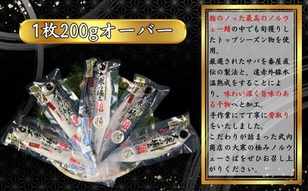 干物 【骨取り】サバ干物 5枚 干物