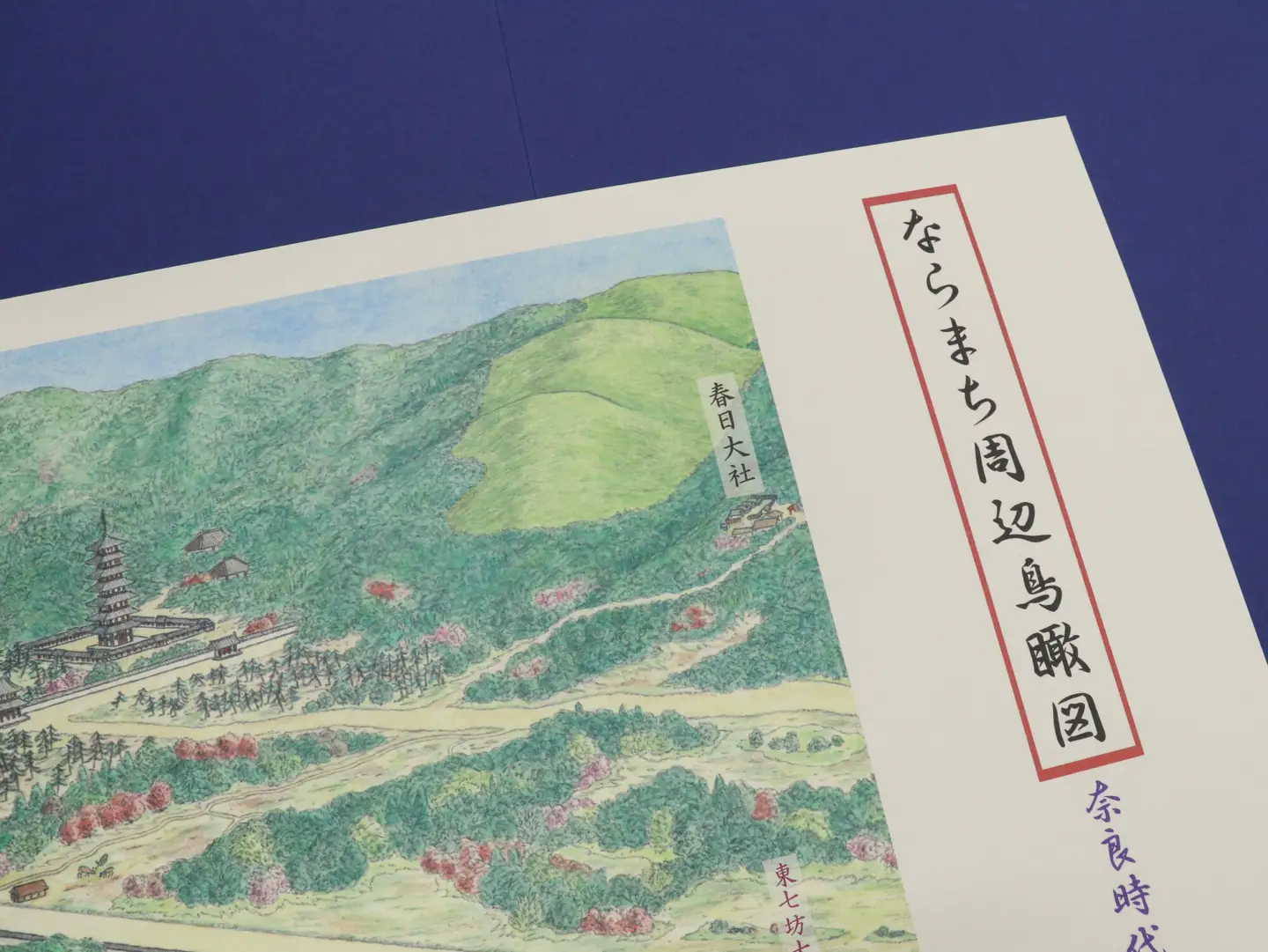 【特別限定版】ならまち周辺鳥瞰図（奈良時代）400枚限定 コギト 12-062