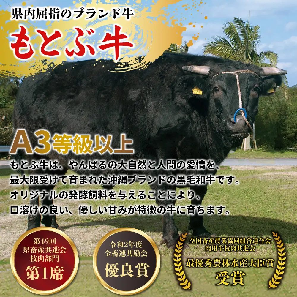 牛肉 もとぶ牛ロースステーキ（ギフト用）600g 牛肉