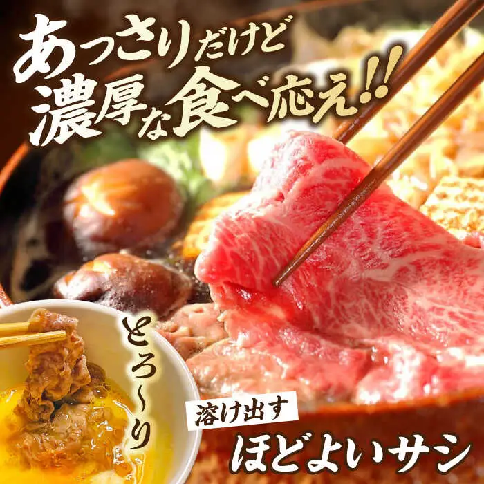 近江牛 赤身 すき焼き・しゃぶしゃぶセット[AQAO003] 近江牛 牛肉