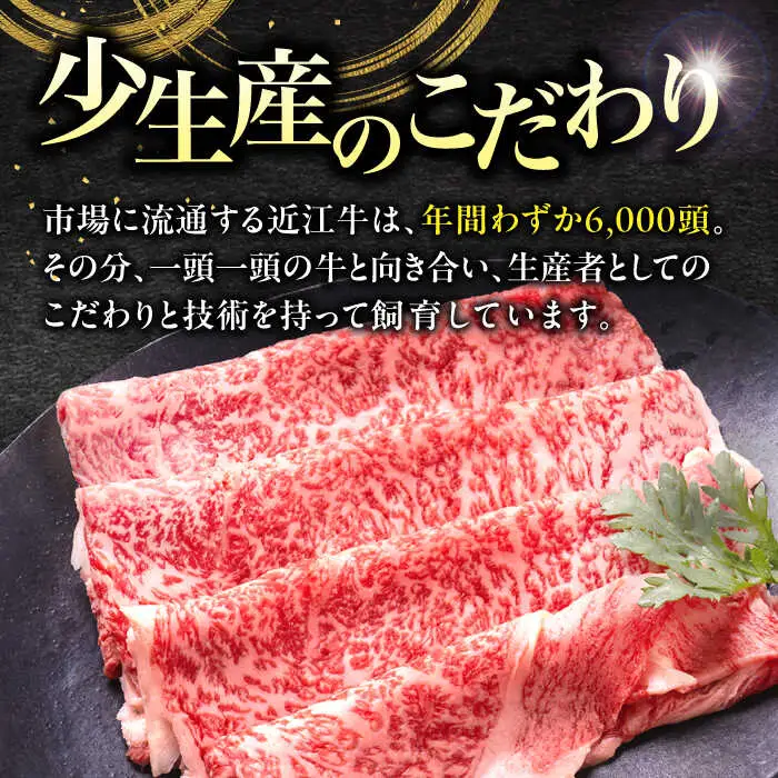 近江牛ウデスライス500g[AQCS003] 近江牛 牛肉
