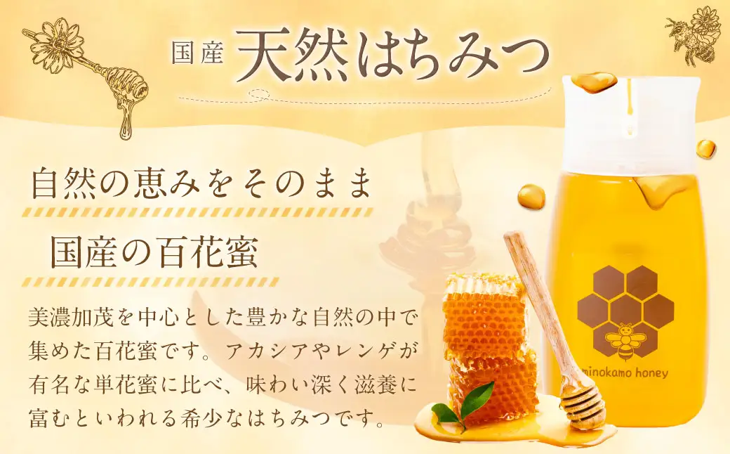 MINOKAMO HONEY はちみつ 1本（300g×1）