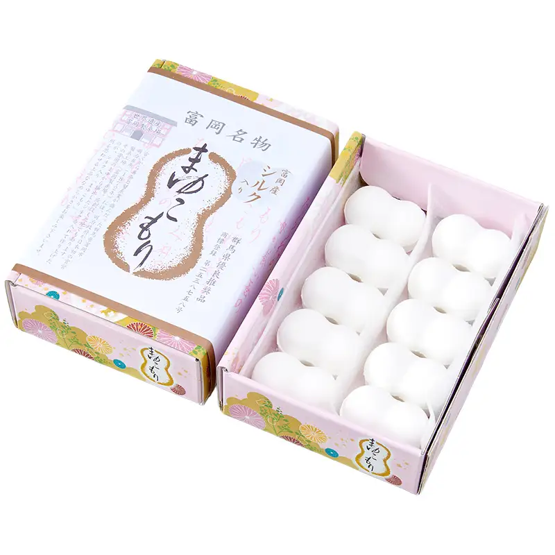 富岡銘菓 まゆこもり ＜シルク＞ (10個入×4箱) シルク入り くず湯 葛湯 まゆ菓優 田島屋 ご当地 贈り物 食品 F21E-573