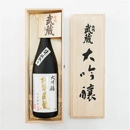 【桐箱入り】剣聖武蔵　斗瓶取り大吟醸　1.8L【1030458】