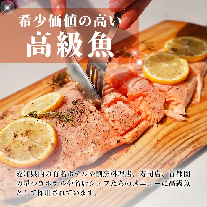 国産 生食可 絹姫サーモン冷凍フィーレ カルパッチョ 刺身 魚 魚介類 スペシャルトラウト トラウトサーモン -033